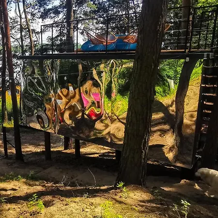 Dom wakacyjny Nad Narvią - Lustrzany Dom Na Drzewach *